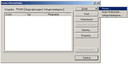 Konfiguracja MS Outlook Express