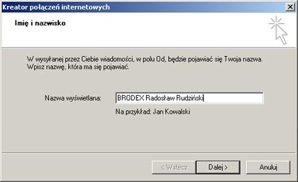 Konfiguracja MS Outlook Express