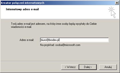 Konfiguracja MS Outlook Express